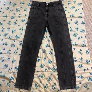 Isabel Marant Etoile Jeans Washed Denim Gray
